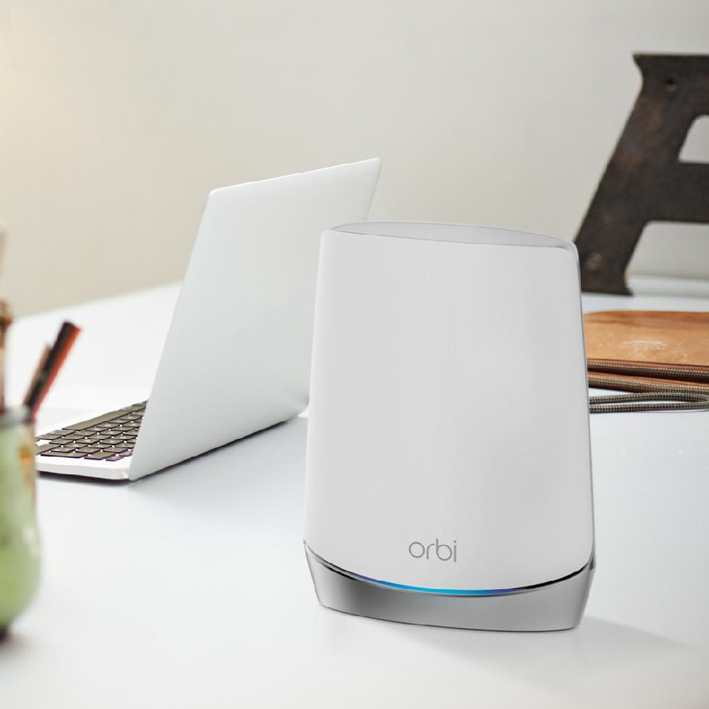 Netgear Wireless Networking - Netgear Orbi Tri-Band WiFi 6 Mesh Router with  Built-in Cable Modem CBR750-100NAS