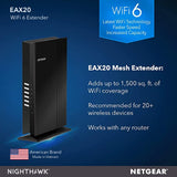 EAX20 4-Stream WiFi 6 Mesh Extender - AX1800