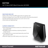 EX7700 Nighthawk X6 Tri-Band WiFi Mesh Extender - AC2200