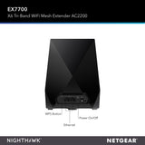 EX7700 Nighthawk X6 Tri-Band WiFi Mesh Extender - AC2200