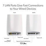 Orbi RBK50 Tri Band Mesh WiFi System - AC3000 (1 Router + 1 Satellite)