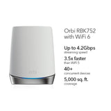 Orbi RBK752 AX4200 Tri-Band 2-Pack WiFi 6 Mesh System