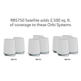 Orbi Mesh WiFi-6 Add-on Satellite | Performance - AX4200 (RBS750)