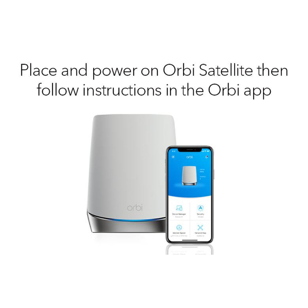 Orbi Mesh WiFi-6 Add-on Satellite | Performance - AX4200 (RBS750)