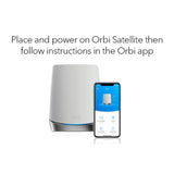 Orbi Mesh WiFi-6 Add-on Satellite | Performance - AX4200 (RBS750)